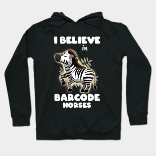 I believe in barcode horses Hoodie